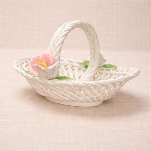 Vintage Italian Ceramic Basket – Bassano, Italy